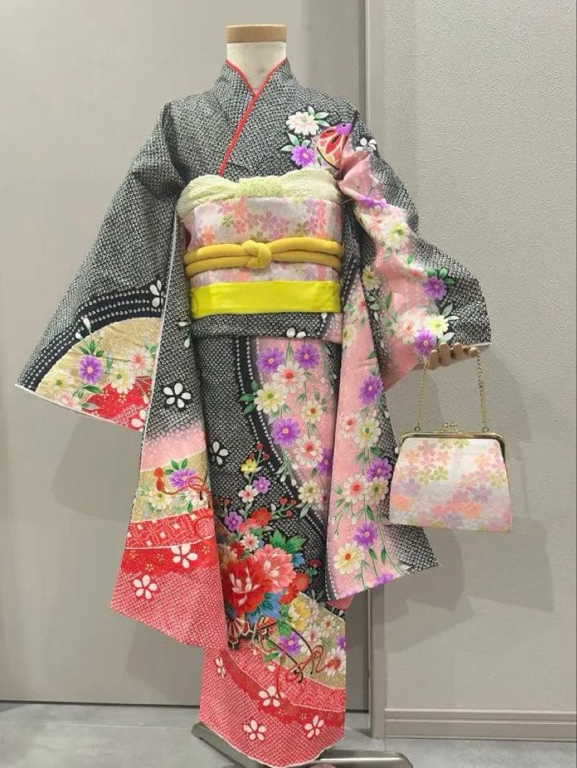 【正絹】　フルセット　7歳　七五三　女の子