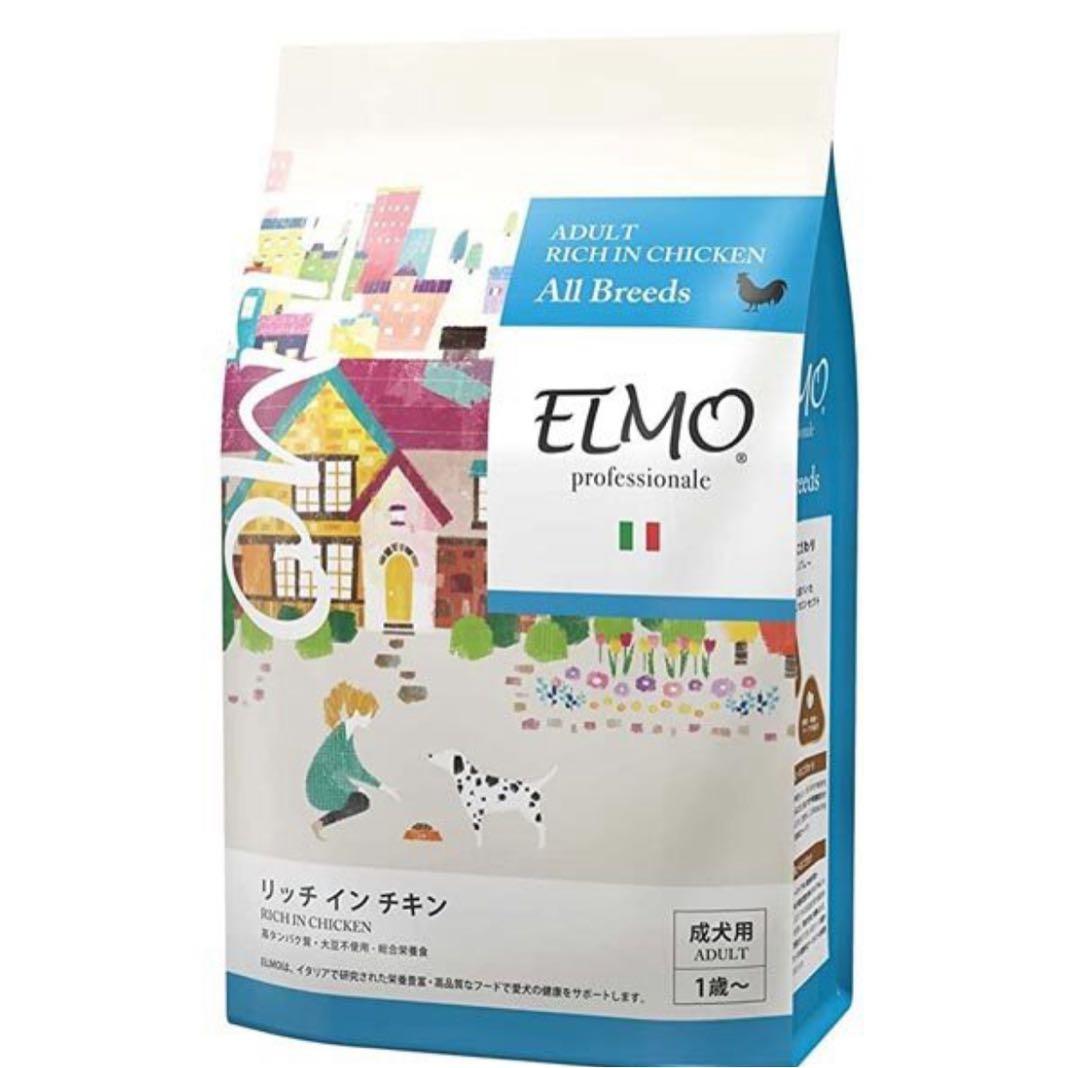 ELMO リッチインチキン 800g成犬用　8パック6.4kg