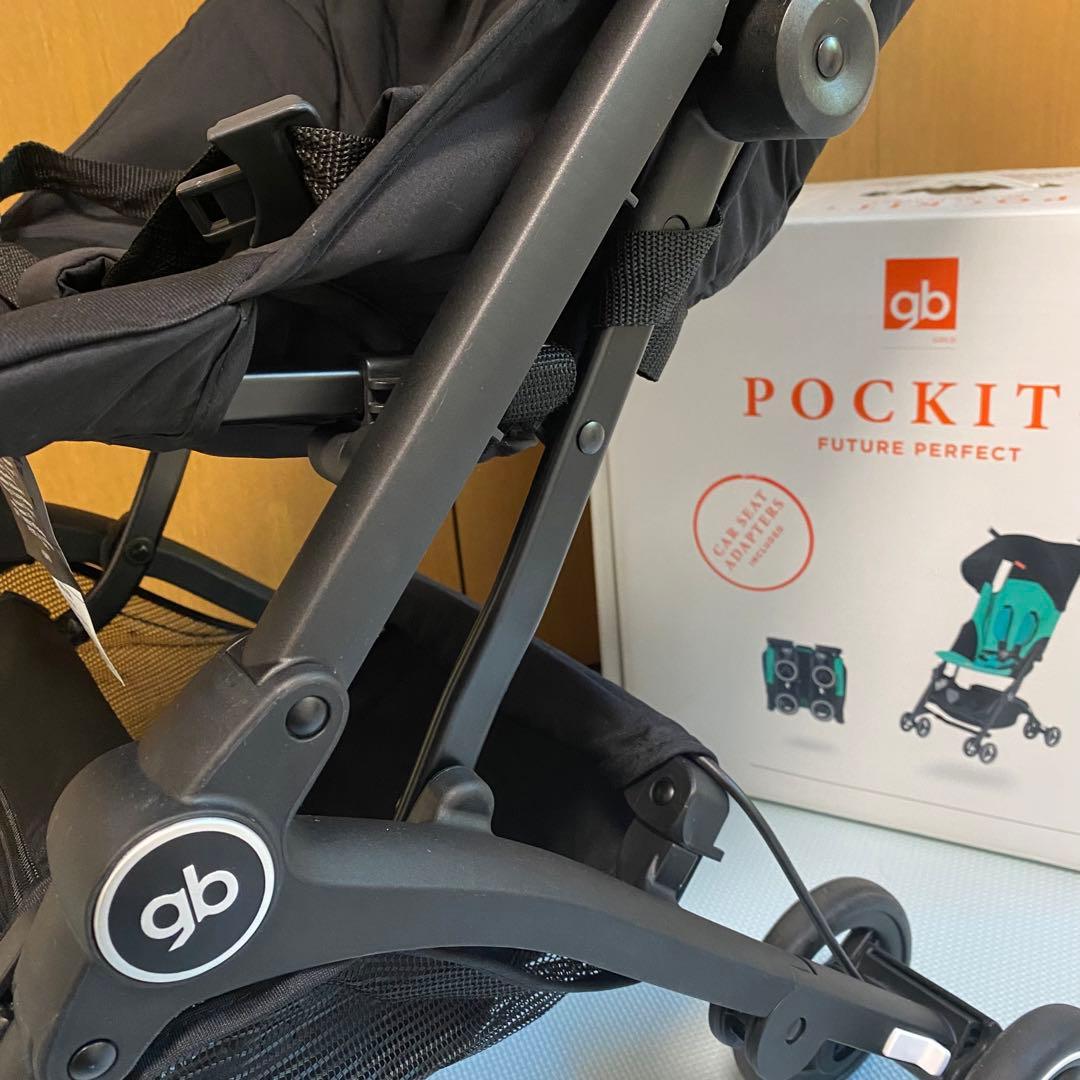 gbPOCKIT＋ ポキットプラス 折りたたみ　ブラック　収納袋付　説明書有