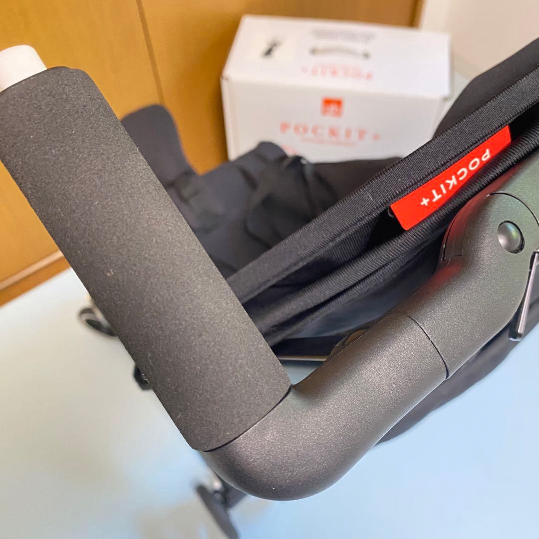gbPOCKIT＋ ポキットプラス 折りたたみ　ブラック　収納袋付　説明書有