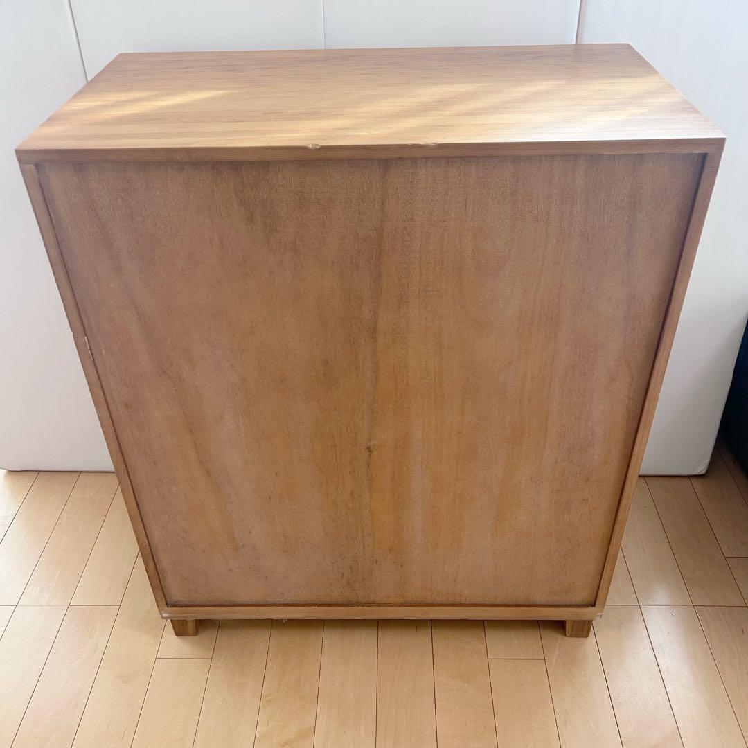 アンティーク　桐　ミドルチェスト　ロッキング工法　アポセカリー 9杯 幅80蟻組