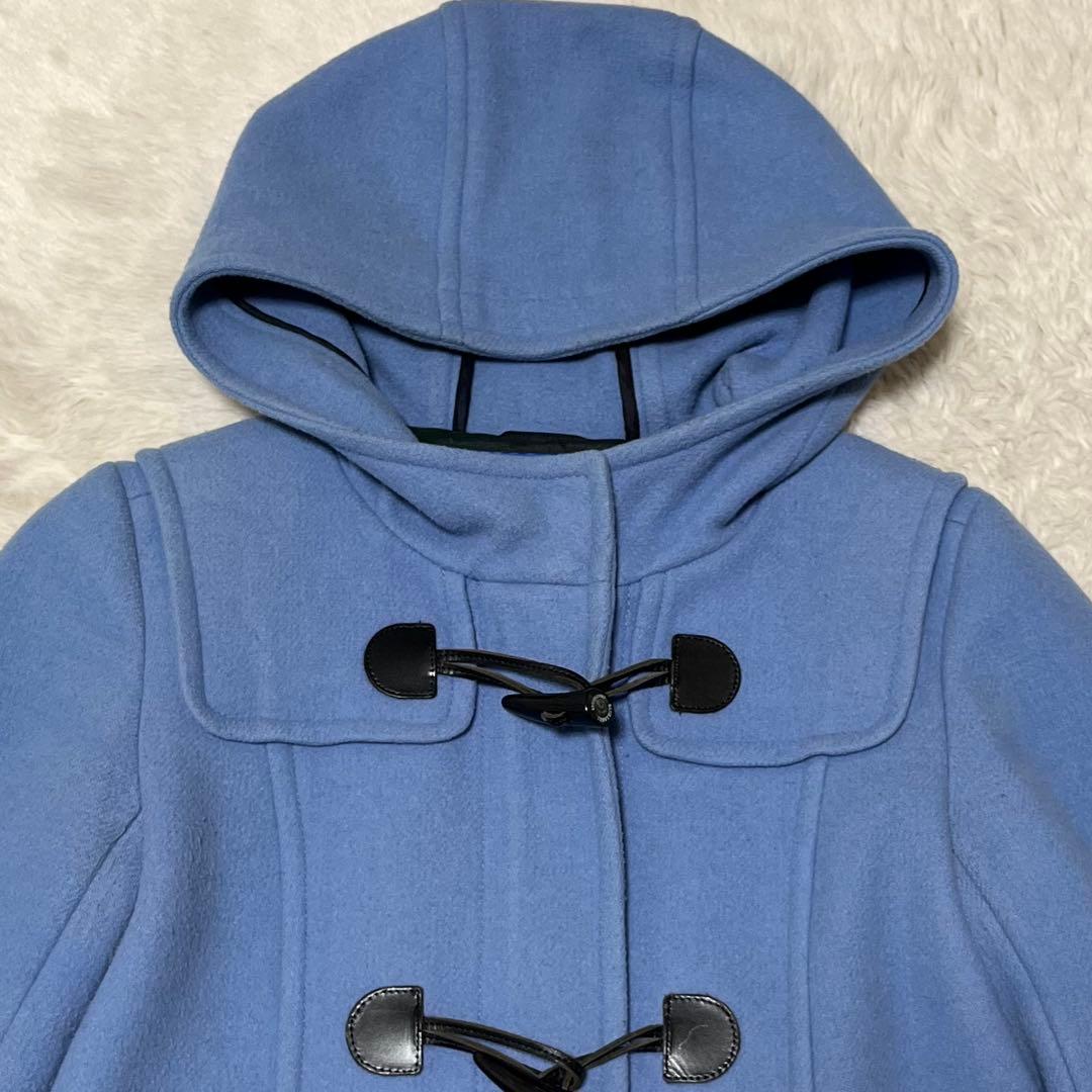 希少　ブルーレーベルクレストブリッジ　ダッフルコート　ロング　水色　38 M