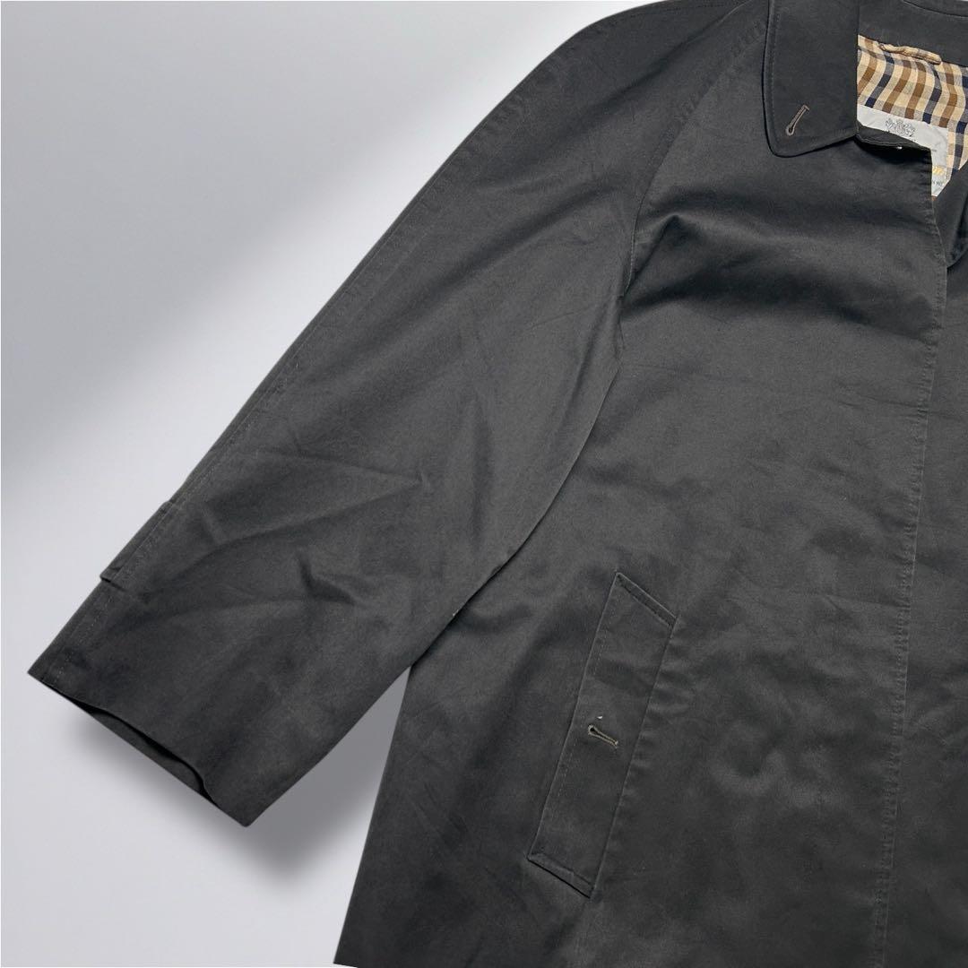 70~80's'AquascutumステンカラーコートMイギリス製vintage
