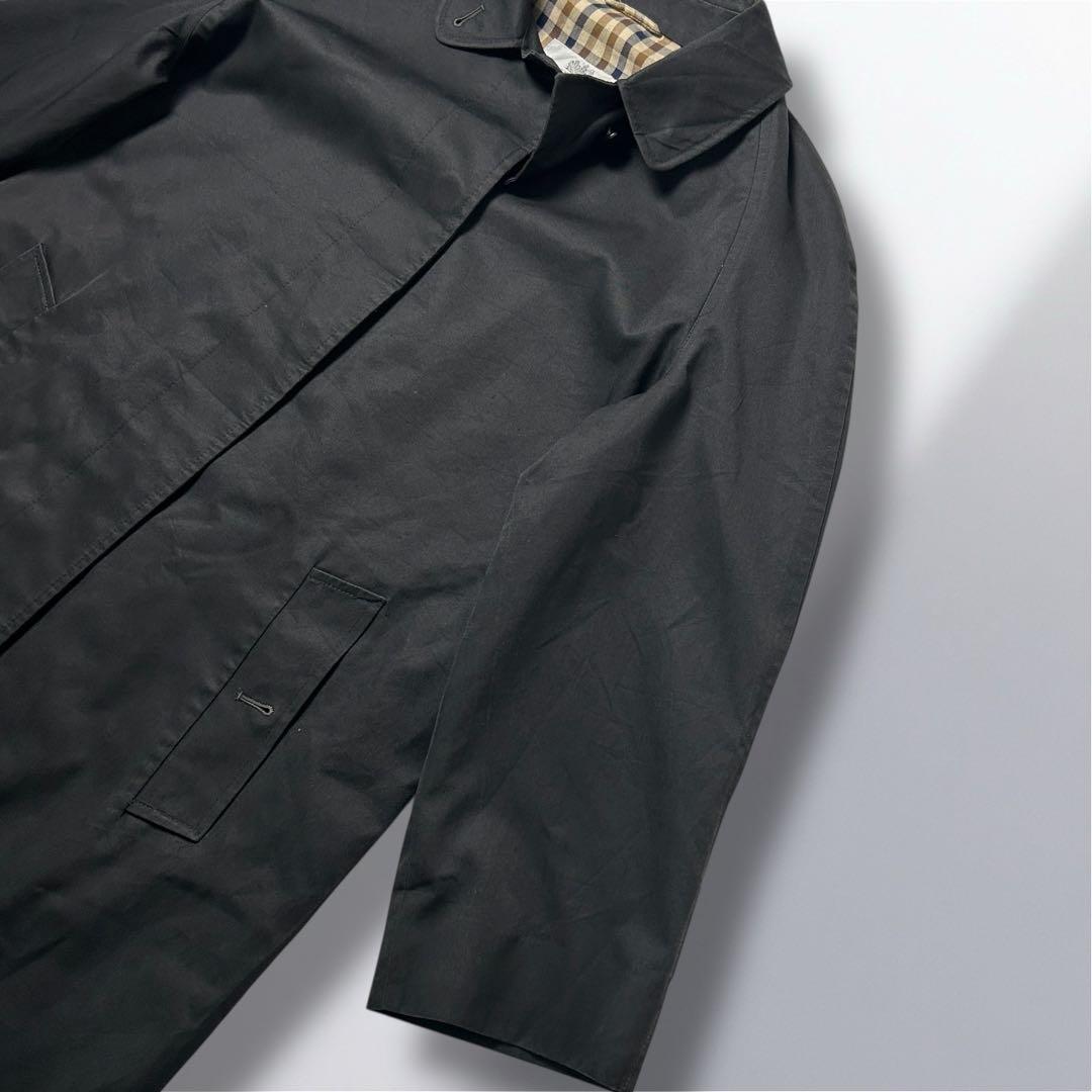 70~80's'AquascutumステンカラーコートMイギリス製vintage