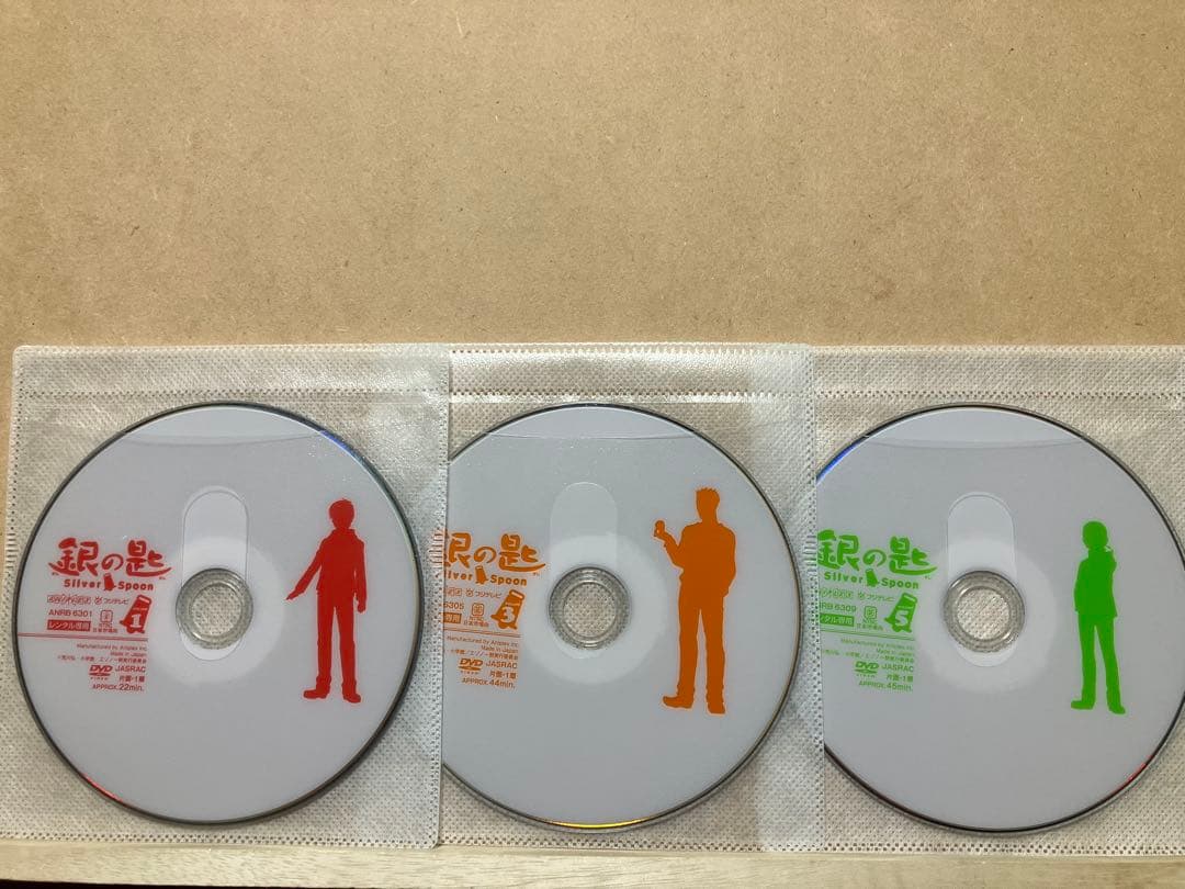 銀の匙　DVD アニメ　全12巻　レンタル版