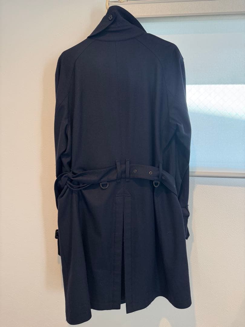 バーバリー　ブラック トレンチコート　L