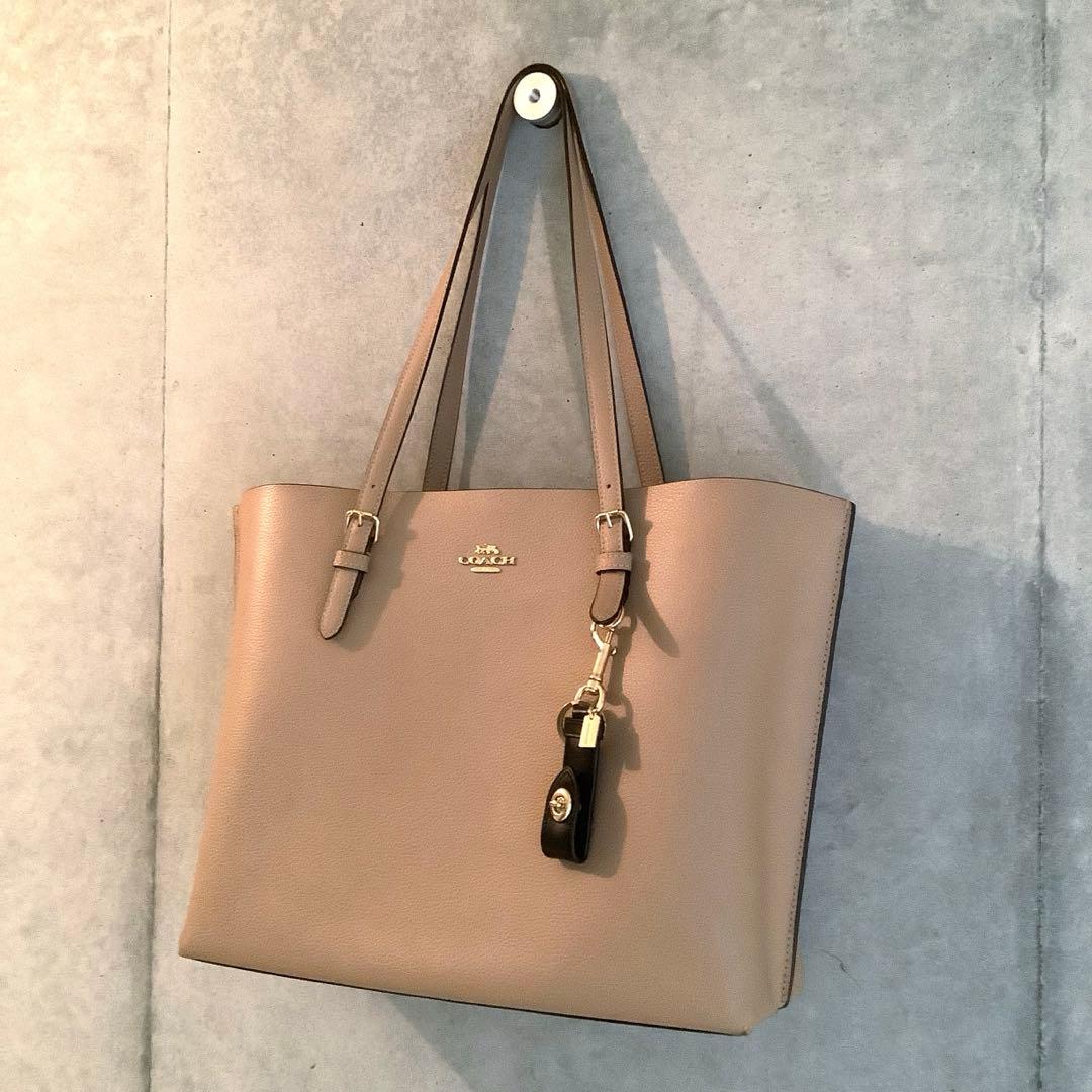 Coach ベージュ　トートバッグ