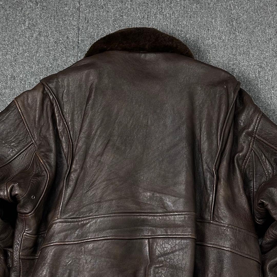 90s G-1 羊革 レザージャケット フライトジャケット g1 本革 ブルゾン