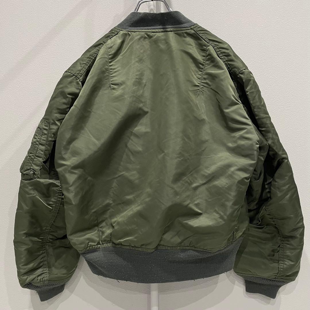 90s ALPHA INDUSTRIES MA-1 フライトジャケットMサイズ