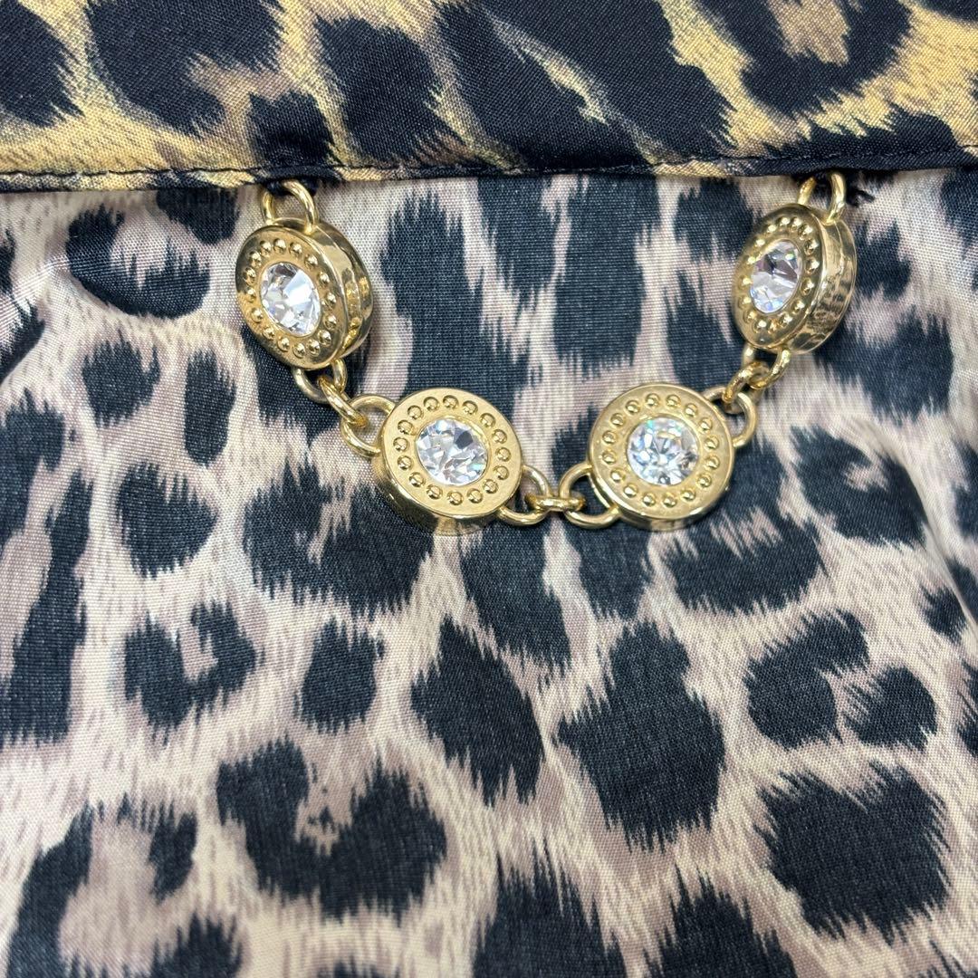 ★美品★ 伊太利屋 ヒョウ柄 トレンチ Mサイズ 日本製