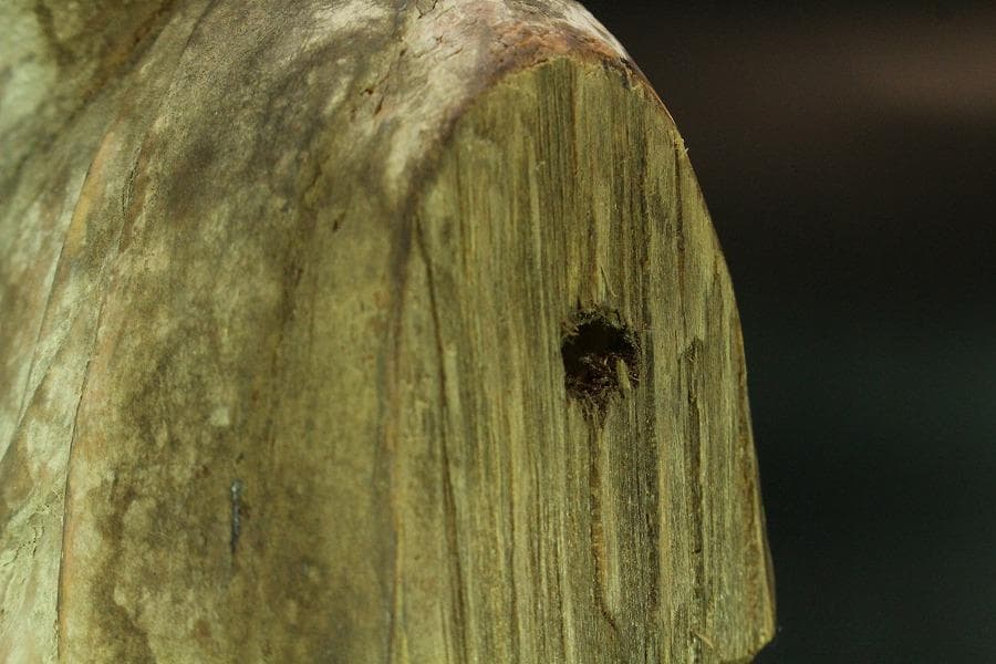 仏教美術 木彫 十一面観音 古 仏像 時代物(K-YC395)