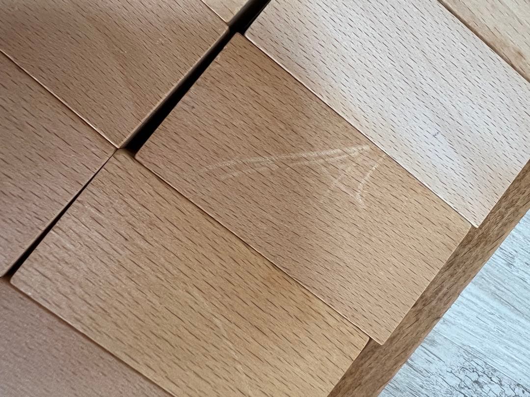 小さな大工さん積み木　40mm着尺直方体100個