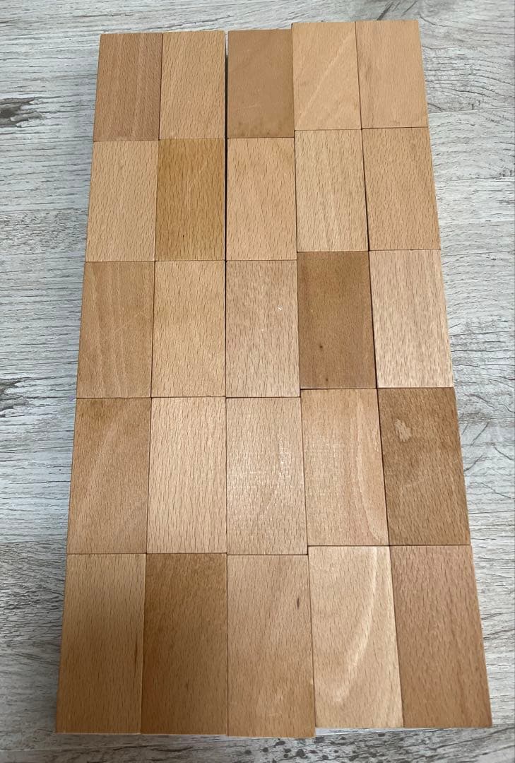 小さな大工さん積み木　40mm着尺直方体100個