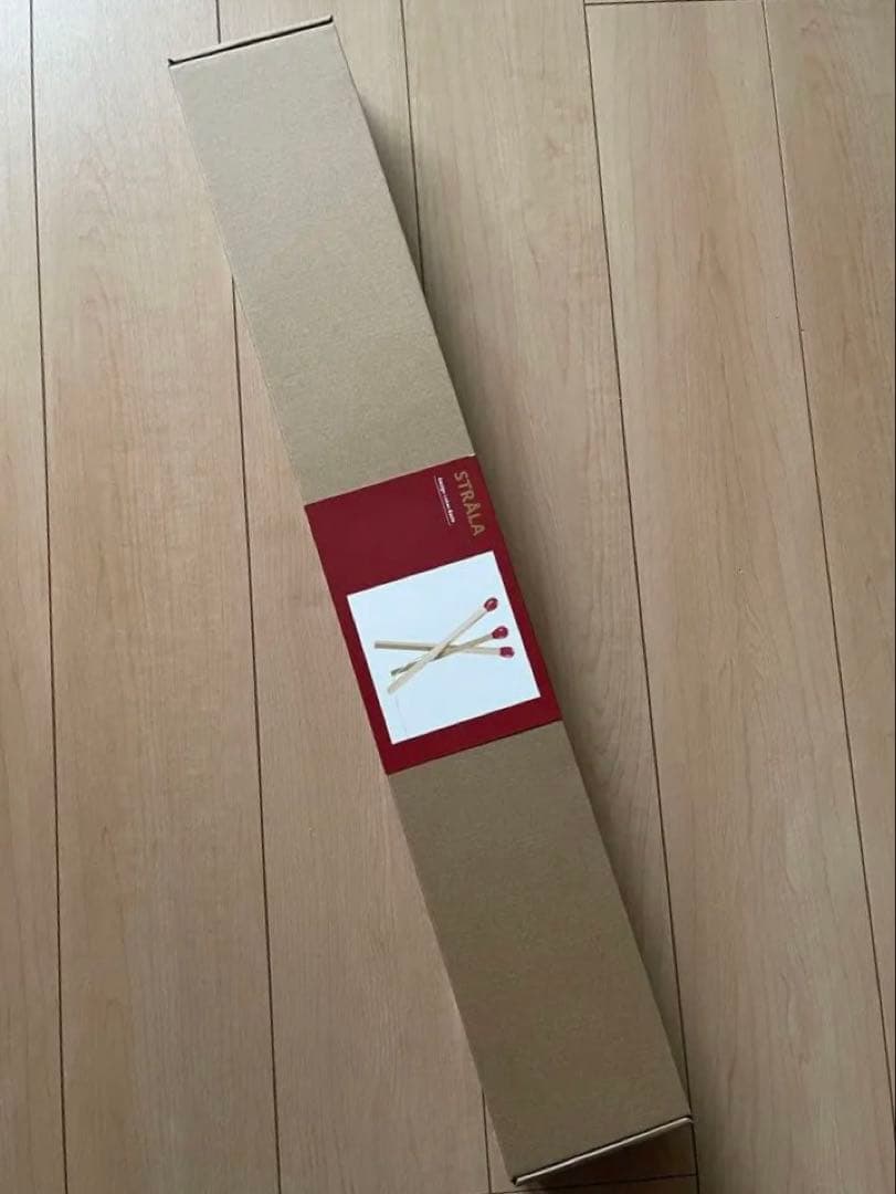 IKEA STRÅLA ストローラ LEDフロアランプ　マッチ棒　木製　限定照明