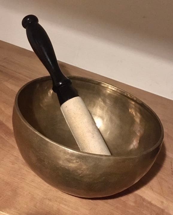 「Kei」手作り シンギングボウル 20cm スティック 付き