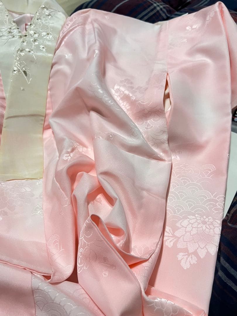 あんず✨　振袖＆刺繍付き半衿長襦袢の2点セット✨