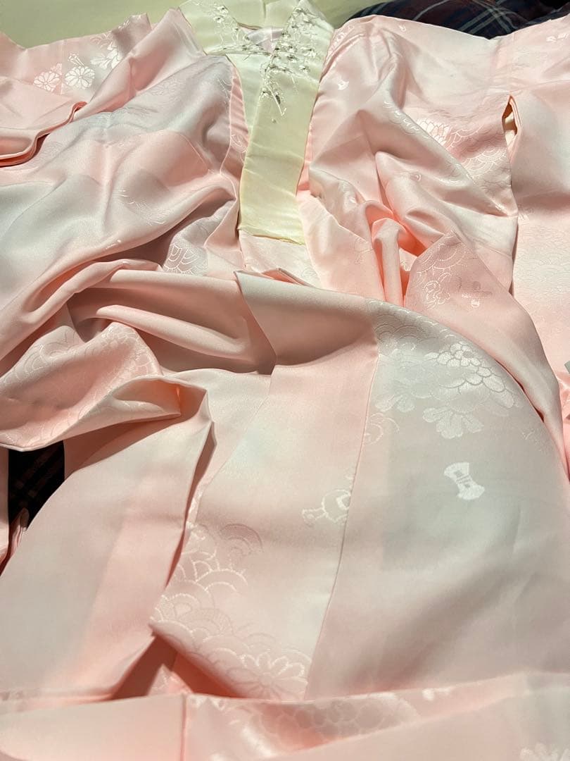 あんず✨　振袖＆刺繍付き半衿長襦袢の2点セット✨