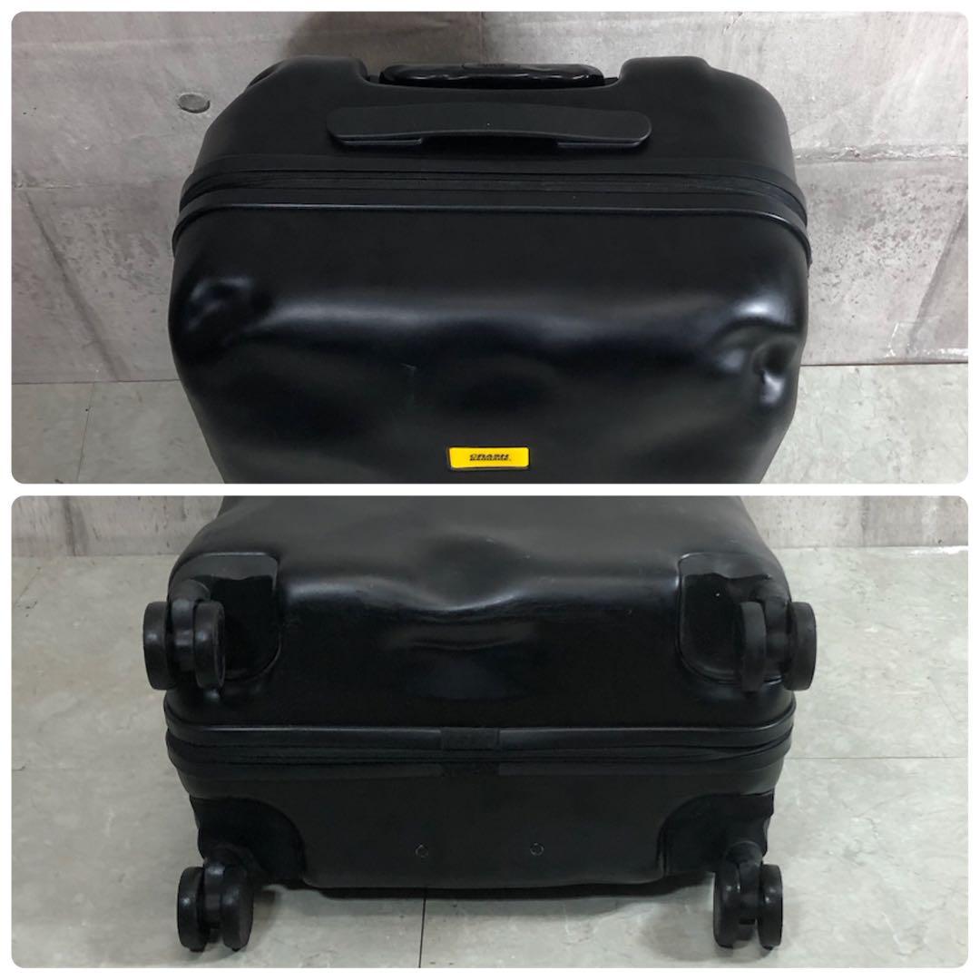 CRASH BAGGAGE　スーツケース　ダメージ加工　ブラック　TSAロック