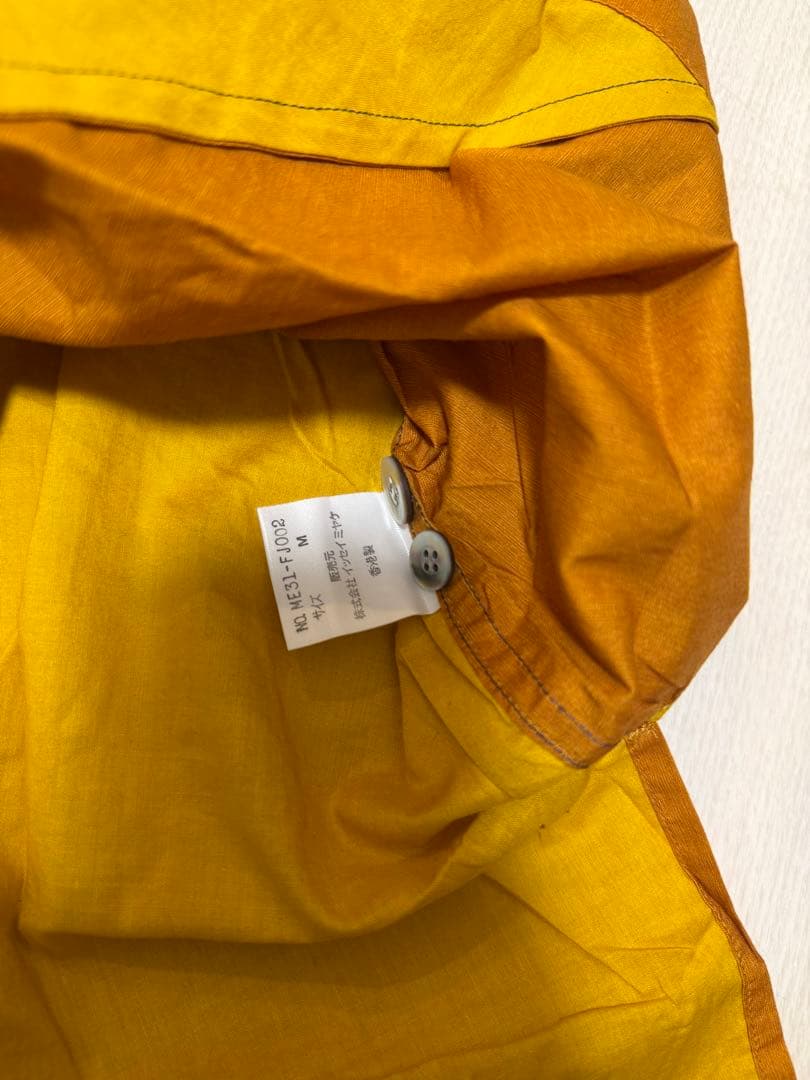 ISSEY MIYAKE 幾何学模様シャツ 綿100% M