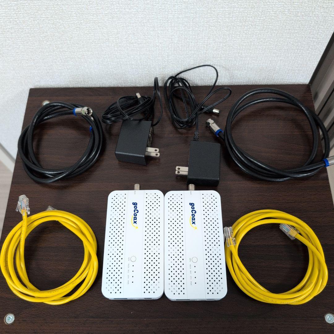 Moca2.5 GoCoax　有線LAN テレビアンテナ　通信