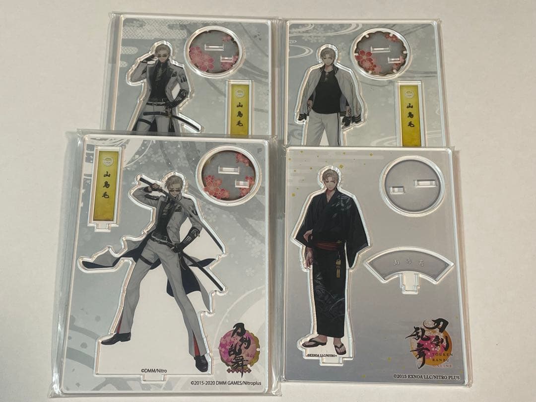 刀剣乱舞　とうらぶ　山鳥毛　アクリルフィギュア　通常　戦闘　内番　軽装