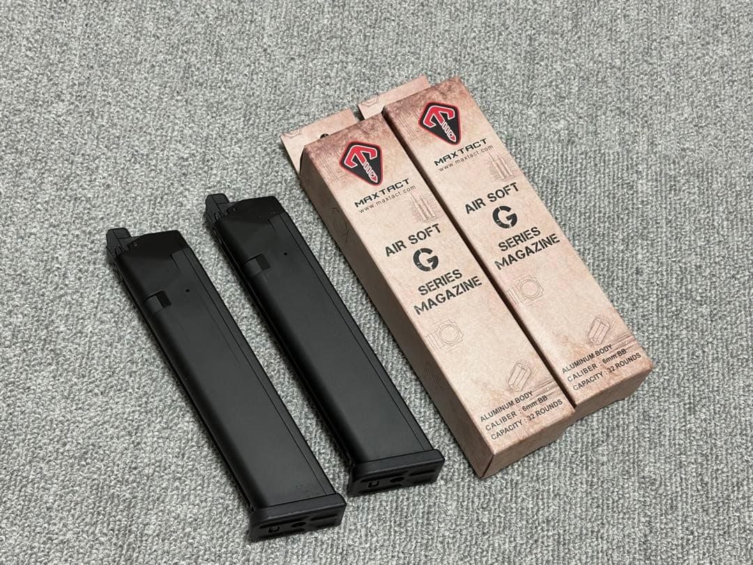 MAXTACT Glock用 アルミライトウェイト CO2マガジン 2本セット