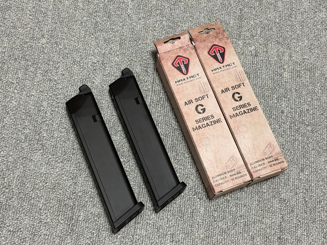 MAXTACT Glock用 アルミライトウェイト CO2マガジン 2本セット