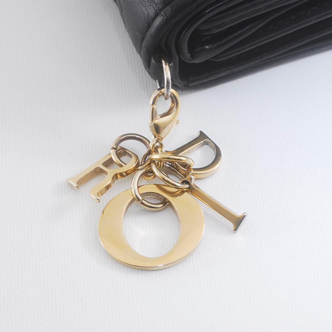 ＊Lady Dior＊ディオール＊ラムスキン＊ロータスウォレット＊カナージュ