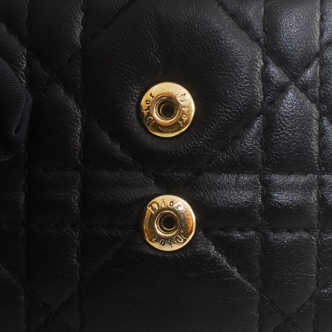 ＊Lady Dior＊ディオール＊ラムスキン＊ロータスウォレット＊カナージュ