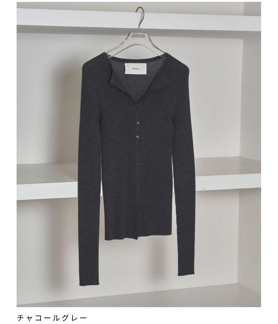todayful 完売　ニットカーディガン