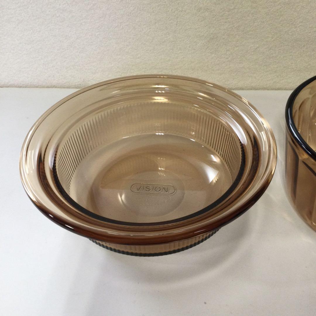 貴重廃盤品 ビジョン コーニング キャセロール 超耐熱 パイレックス 岩城硝子