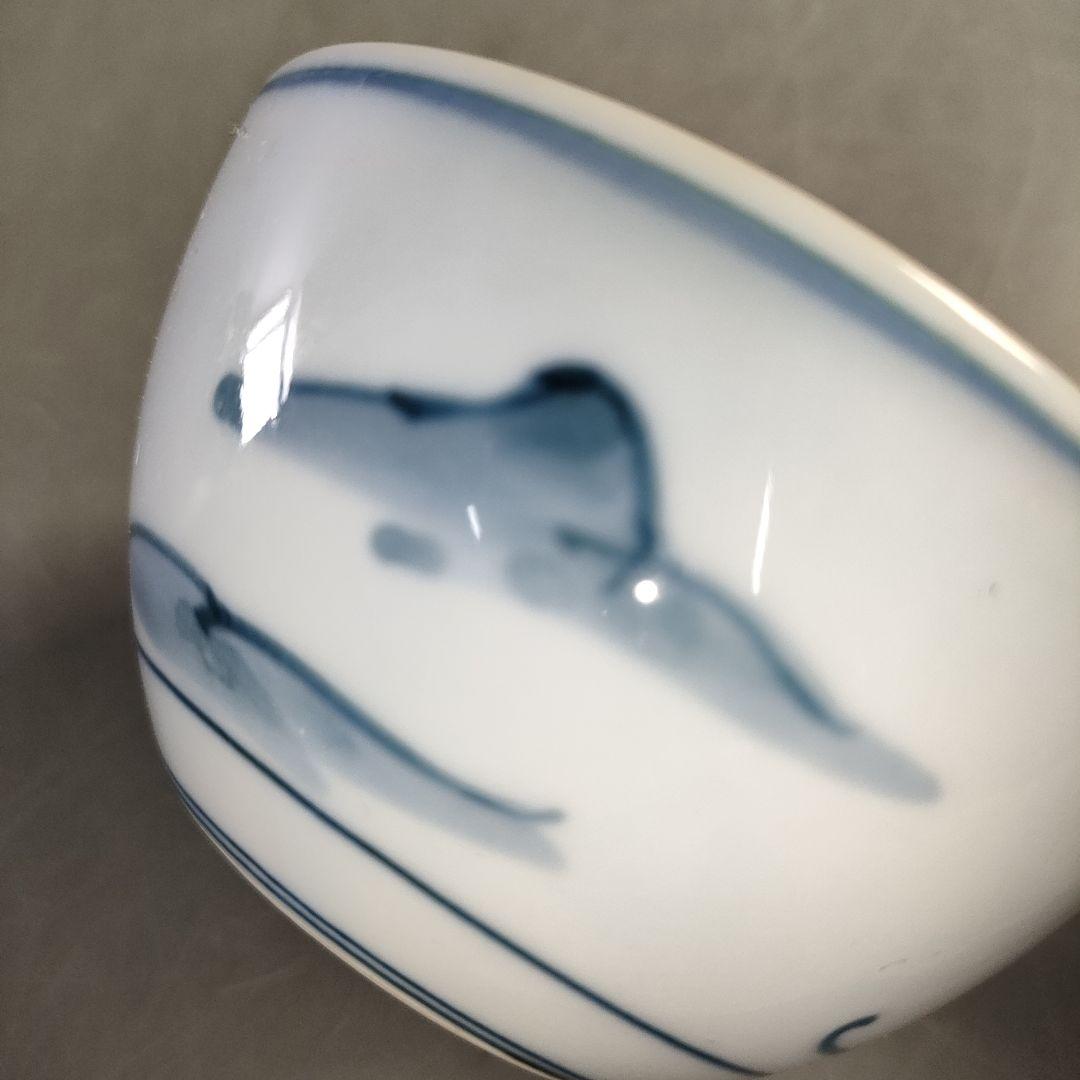 A1268-9/有田焼/源右衛門窯/染錦花草絵小鉢13客/向付/飾鉢/懐石道具/