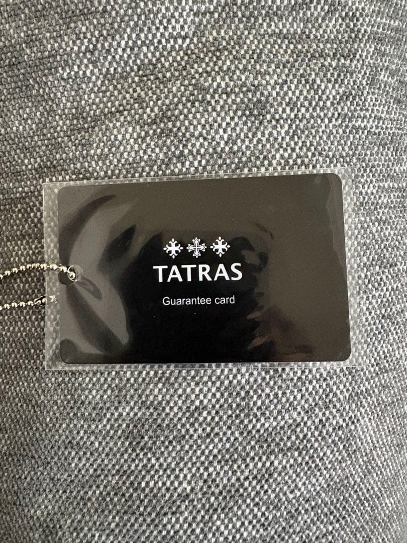 値下げ!LastChance!超美品！TATRAS人気ダウンコートポリテアマ黒