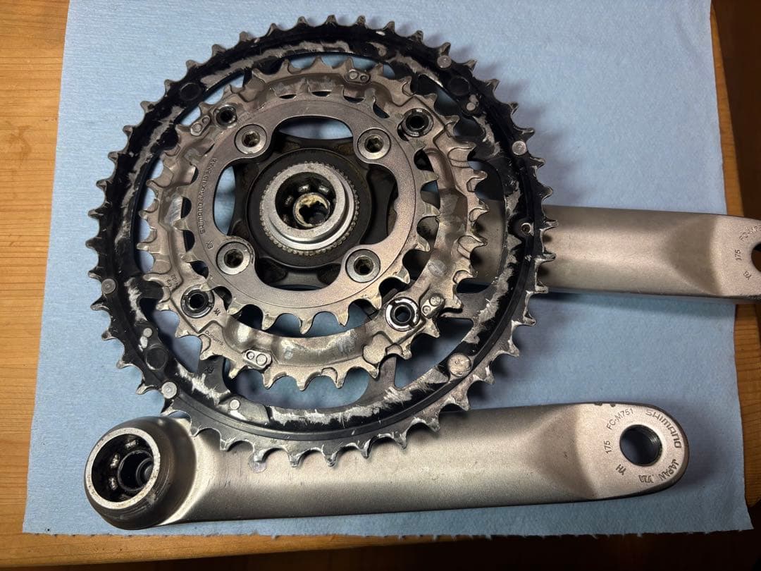 SHIMANO DEORE XT FC-M751 クランクセット 175mm