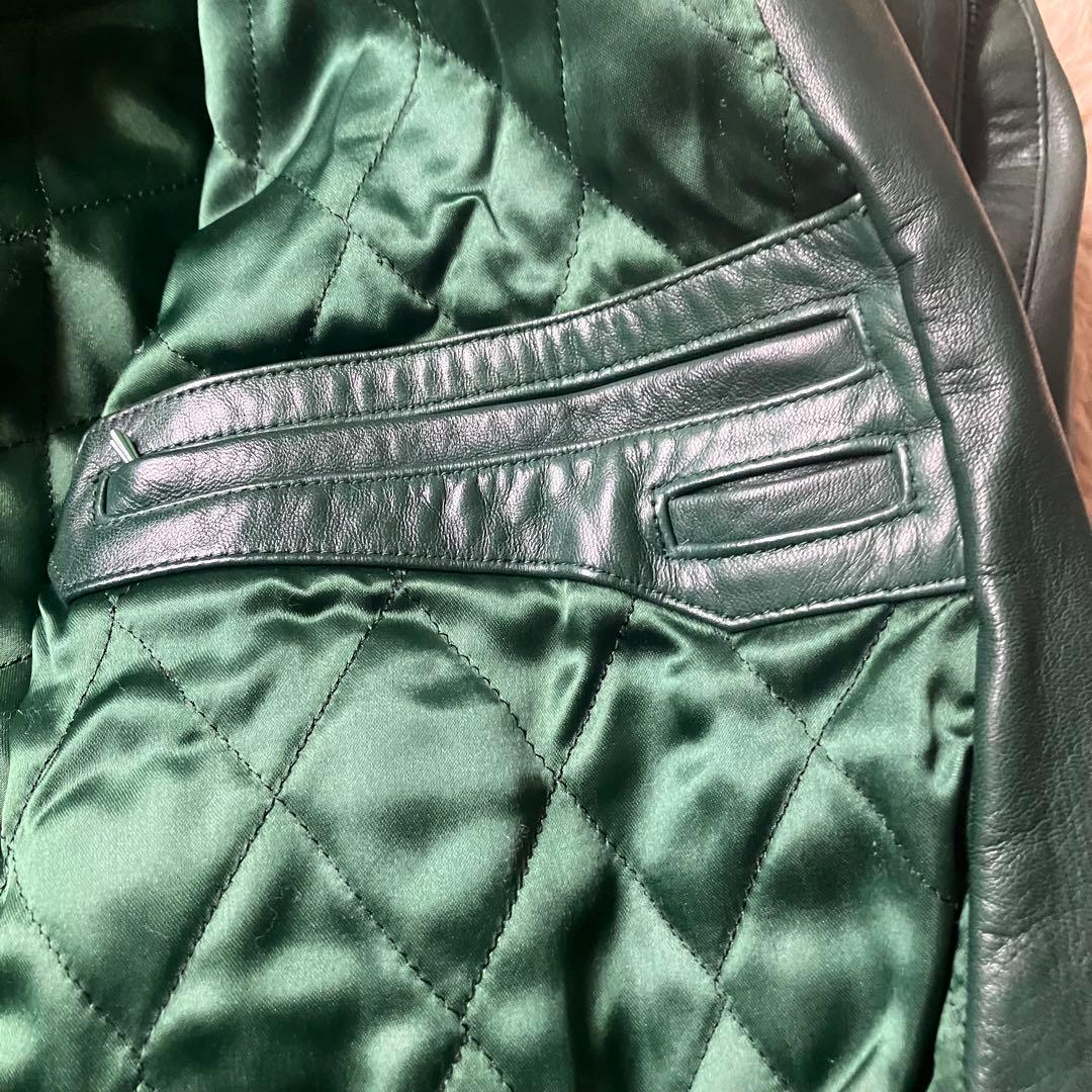 80sフランスヴィンテージclaude montana柔レザーボンバージャケット