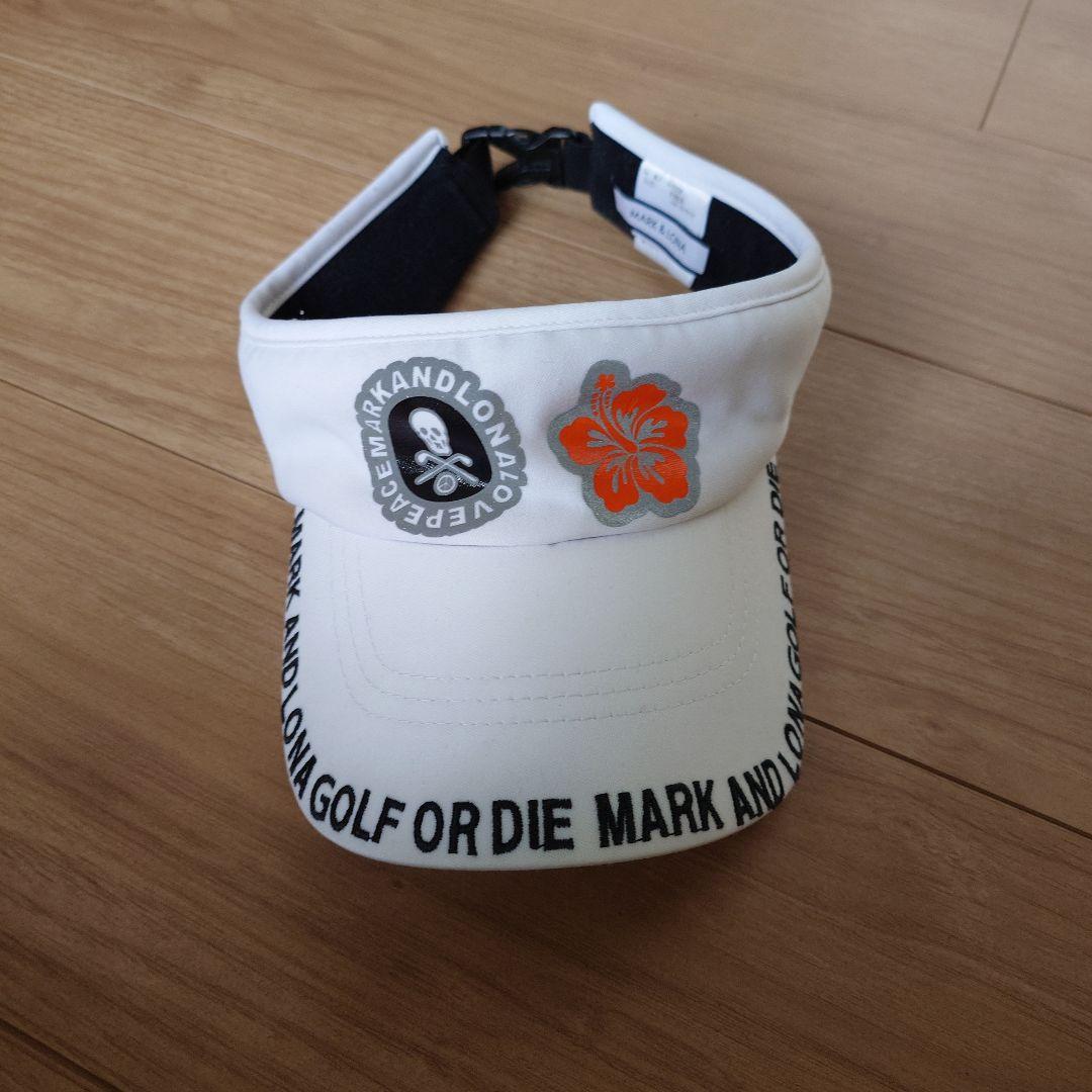 MARK AND LONA ホワイトバイザー