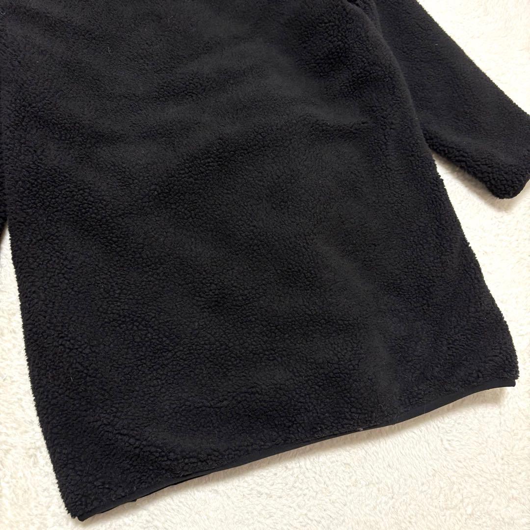 【SHIPS別注】 TAION ボア×ダウン リバーシブルコート 38 ブラック