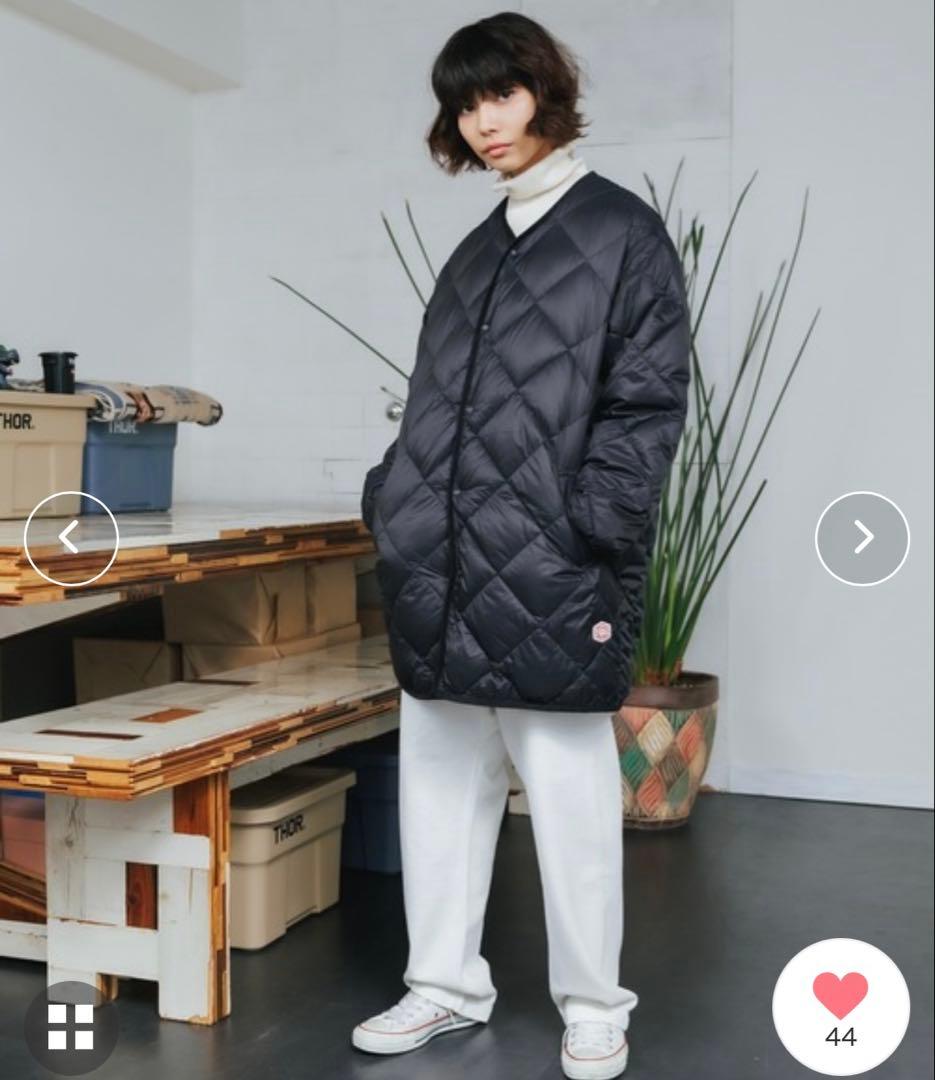 極美品 バンソンエミレイユ 洗える キルティング ダウンコート 3８　ゆったり