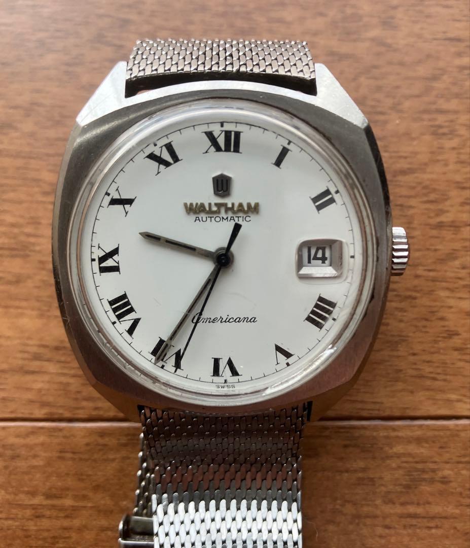 Waltham Americana 自動巻き時計　稼働品