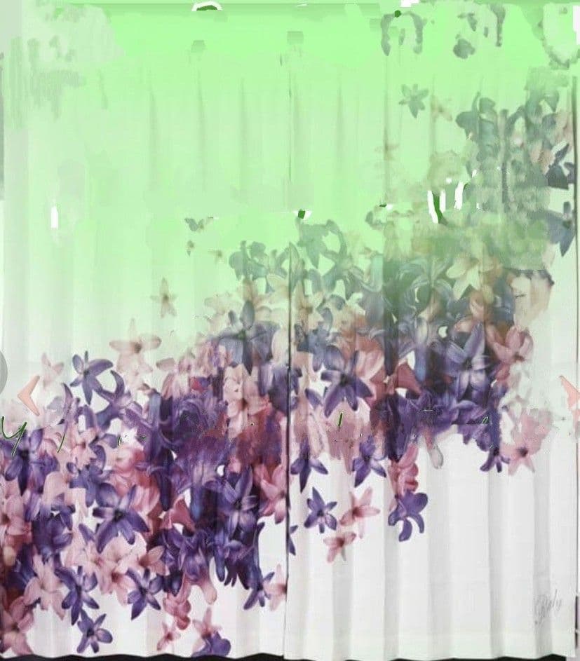 Rady 花柄ドレープカーテン 200サイズ