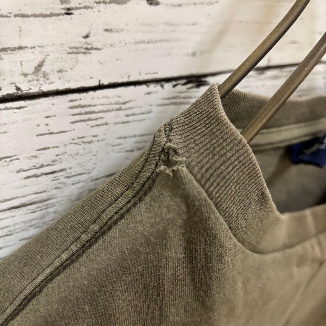 【激レア】00s 紺タグ ステューシー ロンT フォトプリント ストックロゴ L