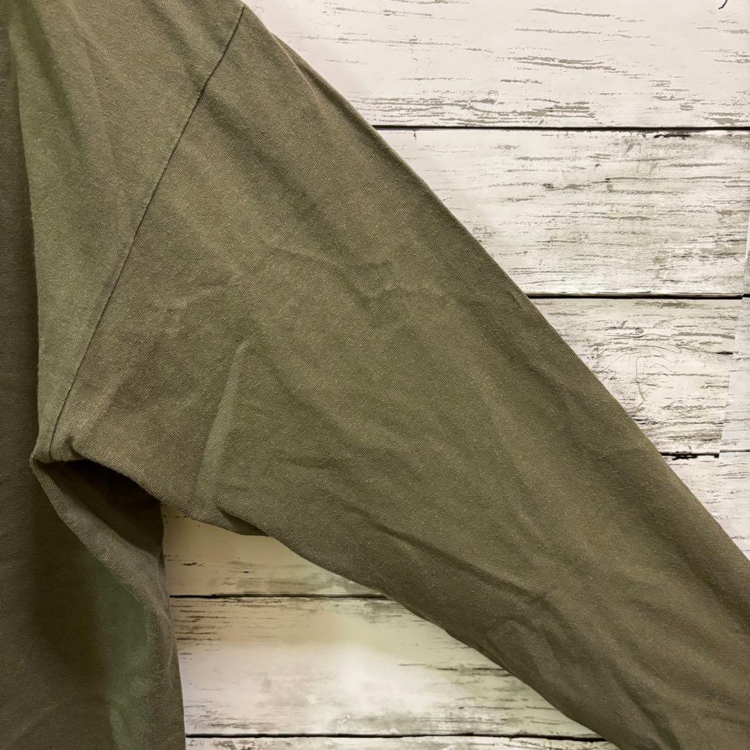 【激レア】00s 紺タグ ステューシー ロンT フォトプリント ストックロゴ L