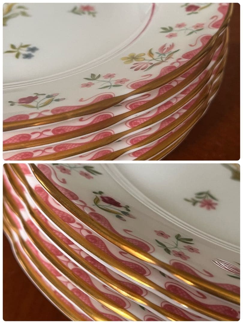 【黒壺美品】英国製　ウェッジウッド★ビアンカ★ケーキ皿　6枚