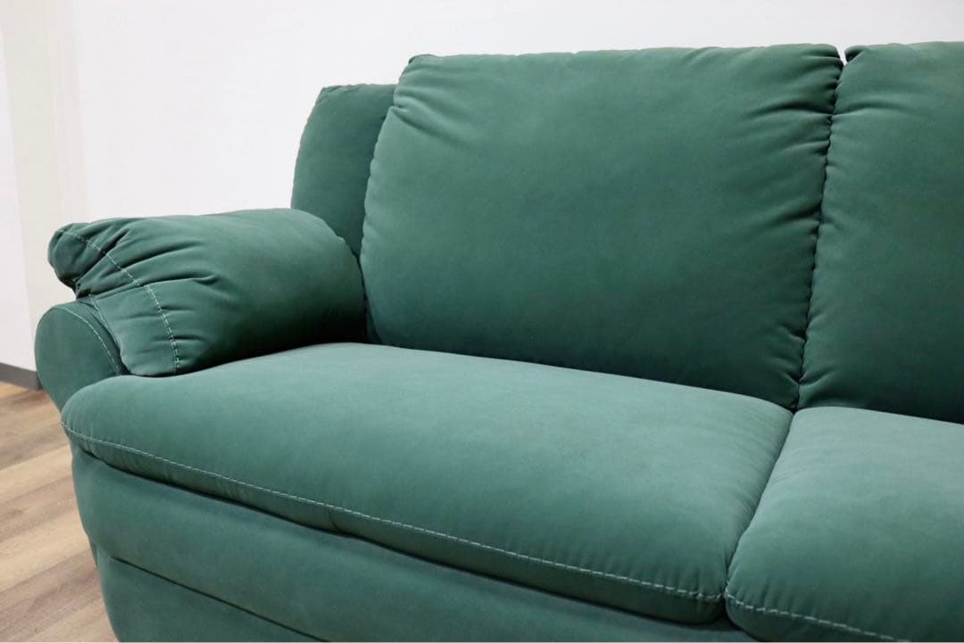 GMGN299○スペイン製 2.5人掛けソファ ラブソファ 長椅子 ファブリック