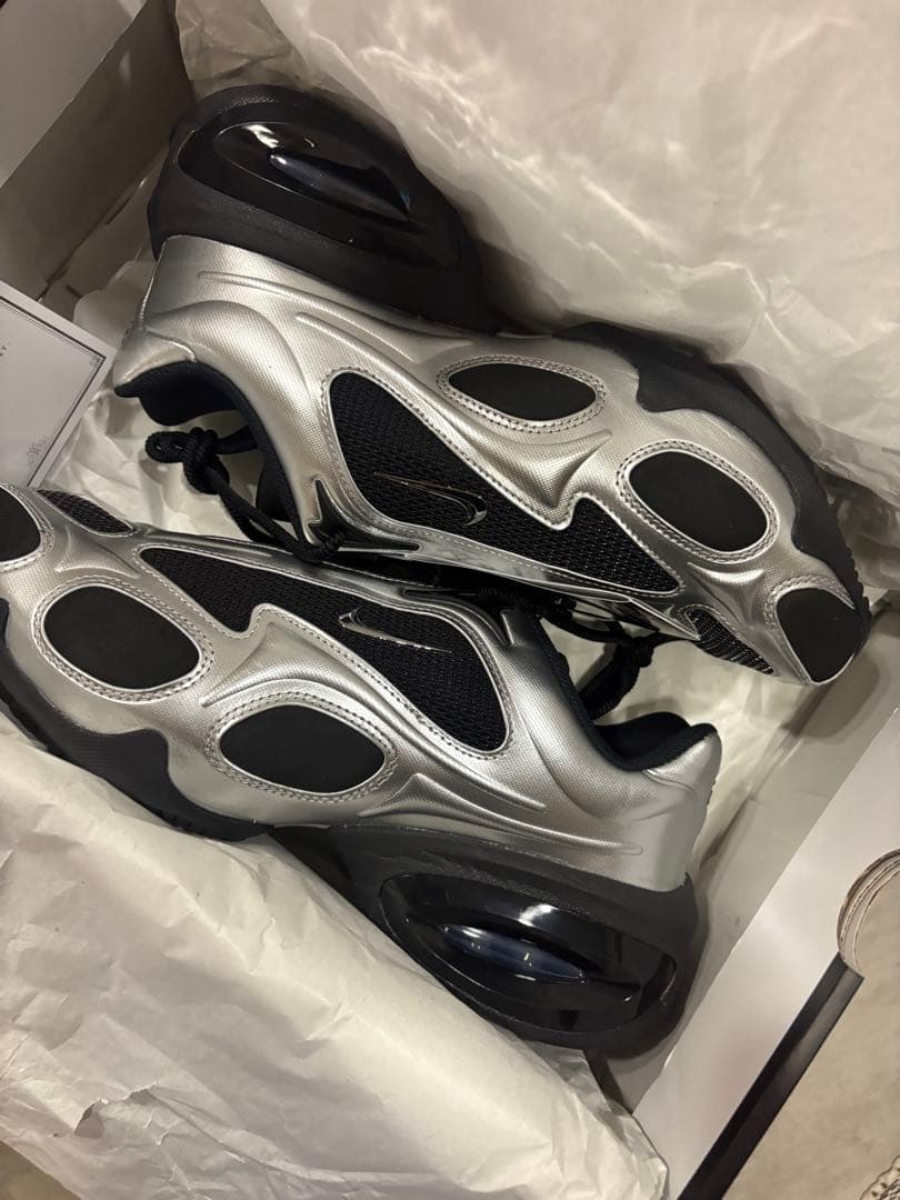 靴 NIKE AirMaxMuse llic Silver 28cm