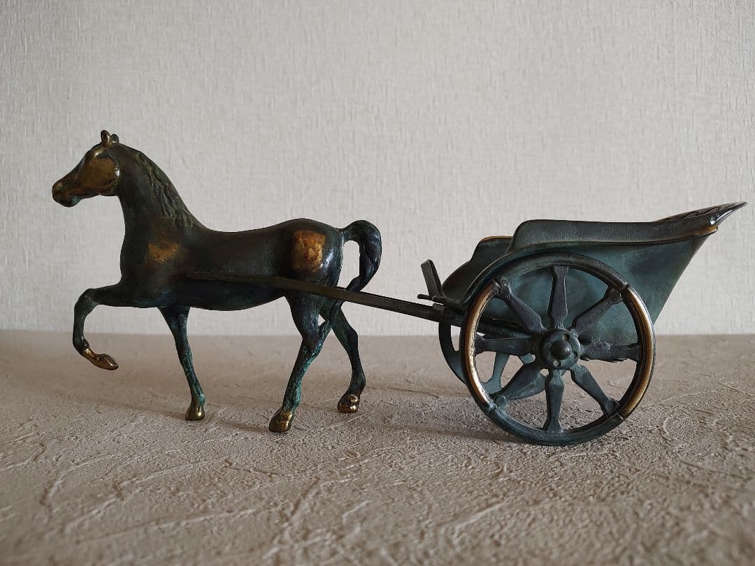 馬車のオブジェ　真鍮