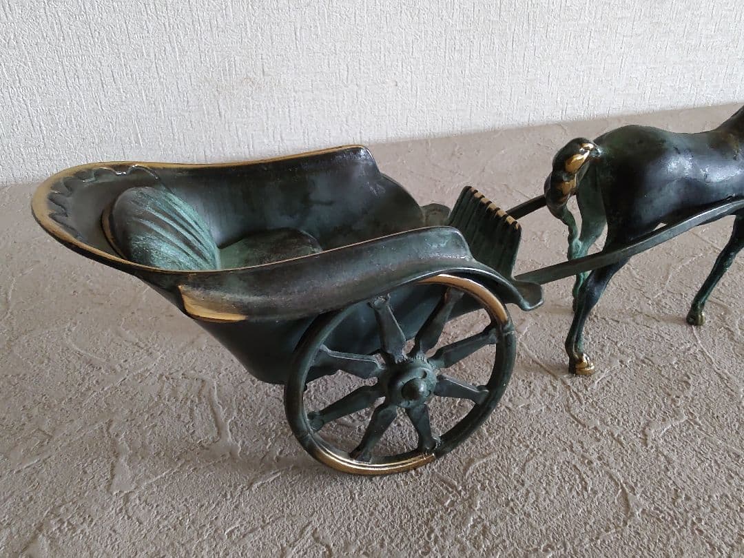 馬車のオブジェ　真鍮
