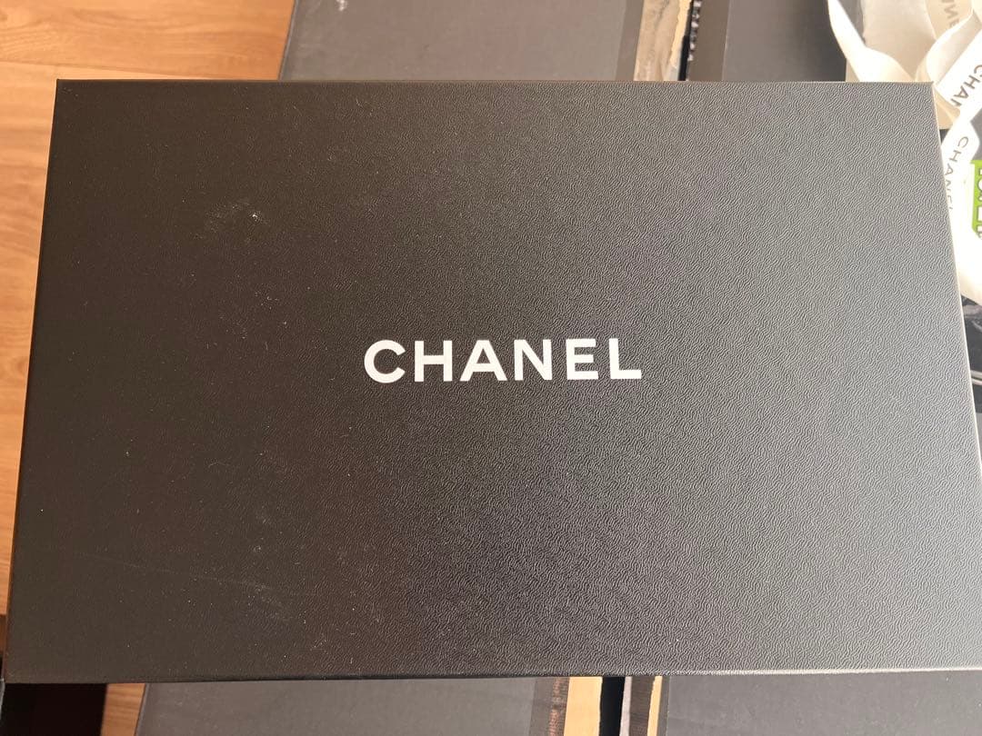 Chanel メッシュスニーカー ホワイト/ブラック(38)
