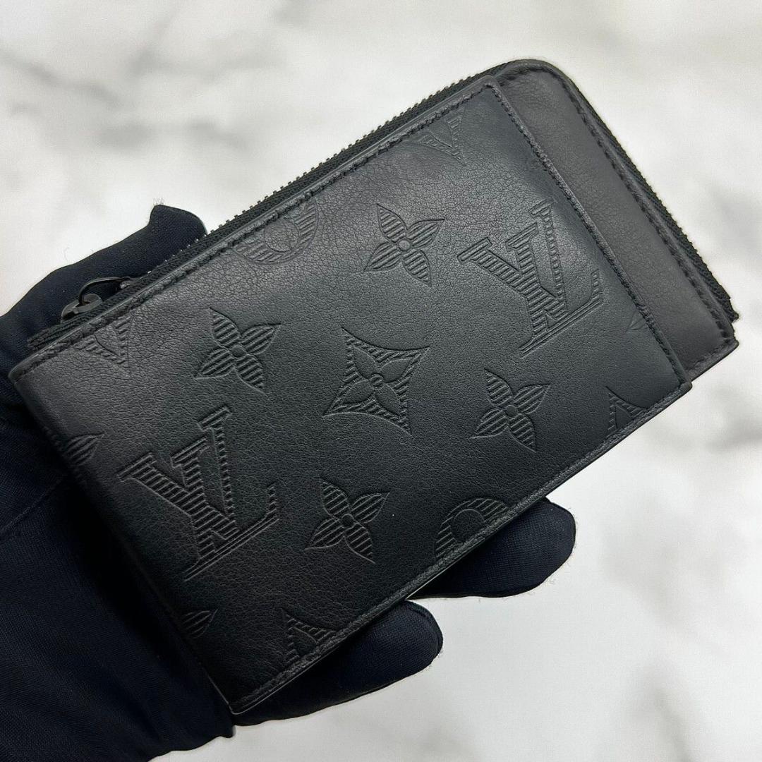 ルイヴィトン モノグラムシャドウ ハイブリッドウォレット カード入れ 小銭入れ