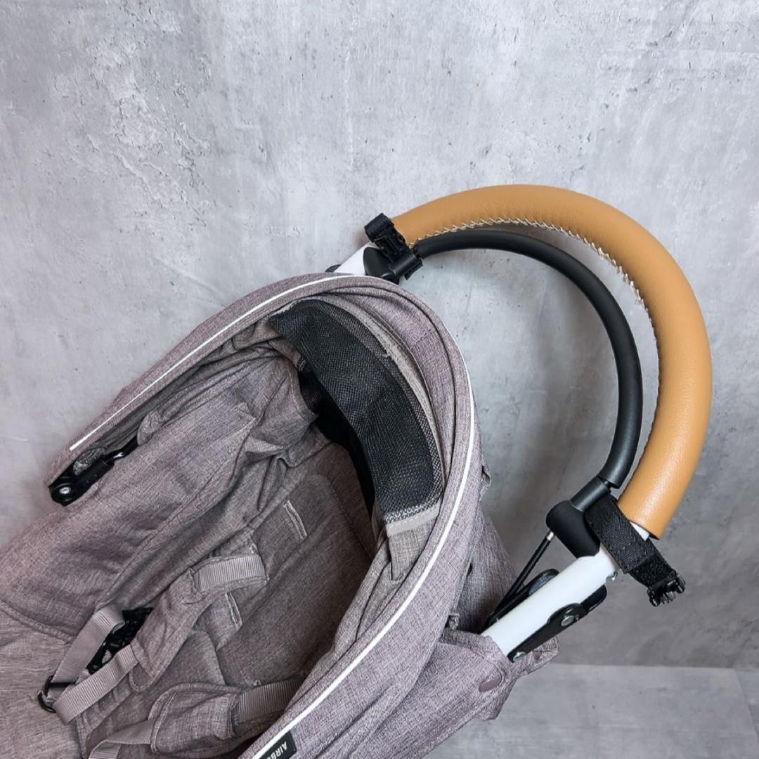 美品　エアバギー ココブレーキ　EX フロムバース ベビーカー　レインカバー付き